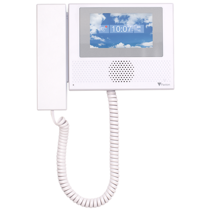 PAXTON Standard Entry Monitor 337-282 Monitor With Handset - White