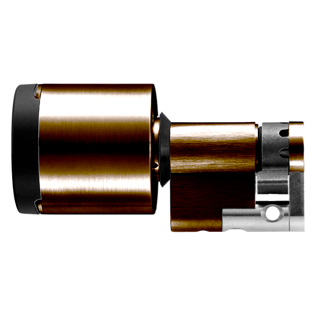 EVVA AirKey Euro Half Proximity Cylinder Sizes 31mm to 92mm - Patina Brown (Bronze)