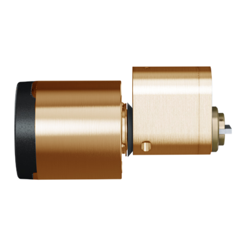 EVVA AirKey Scandinavian Proximity Security Cylinder SKA External - Polished Brass