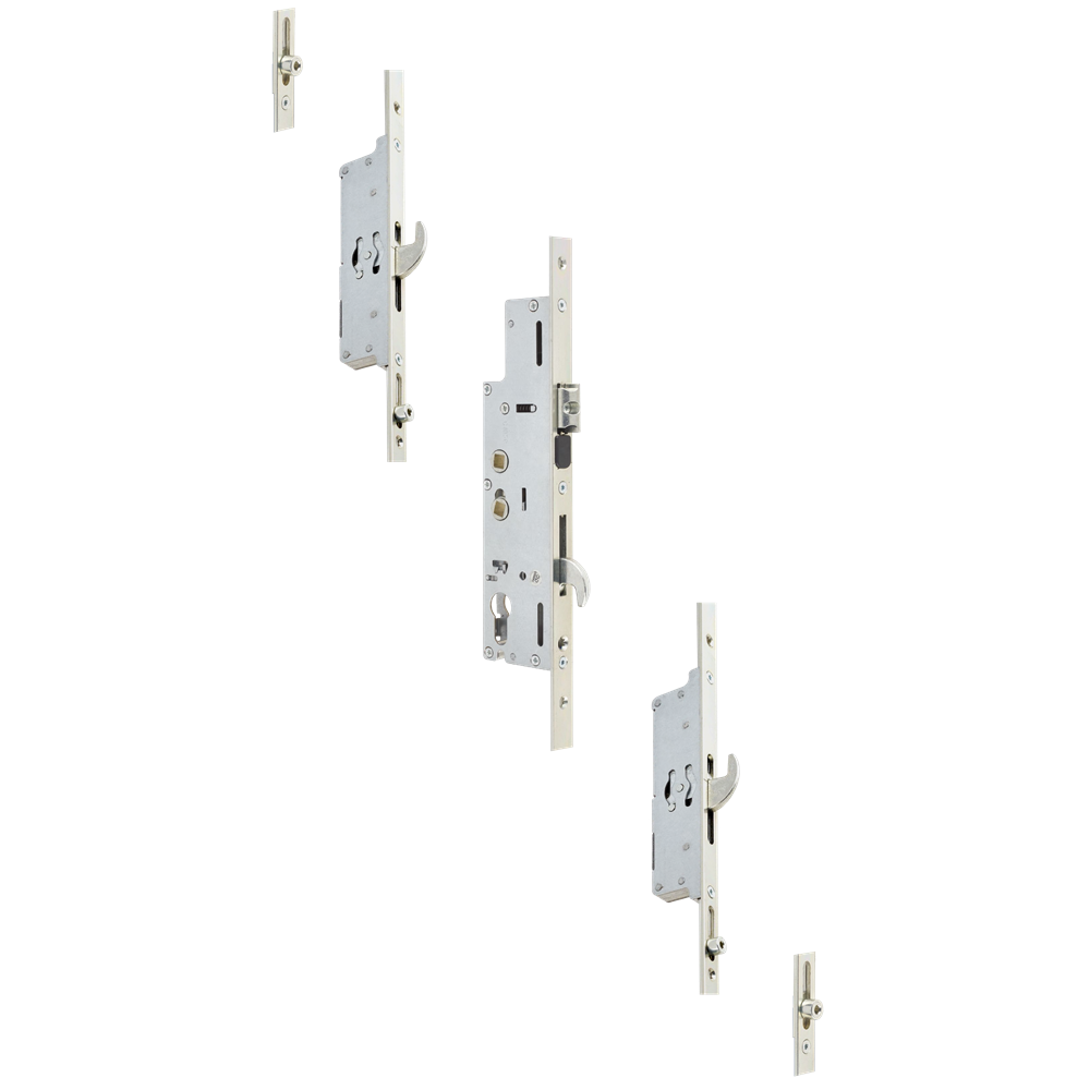 INGENIOUS 1002 Lever Operated Latch & Hookbolt - 2 Hook 2 Roller 35/92-62