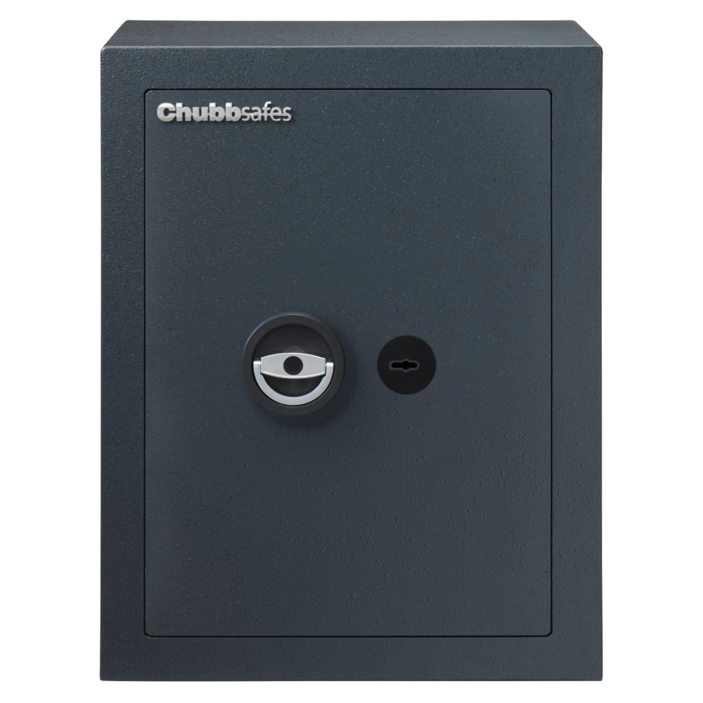 CHUBBSAFES Zeta Grade 1 Certified Safe 10,000 Rated 50K 52 Litres 86Kg - Dark Grey