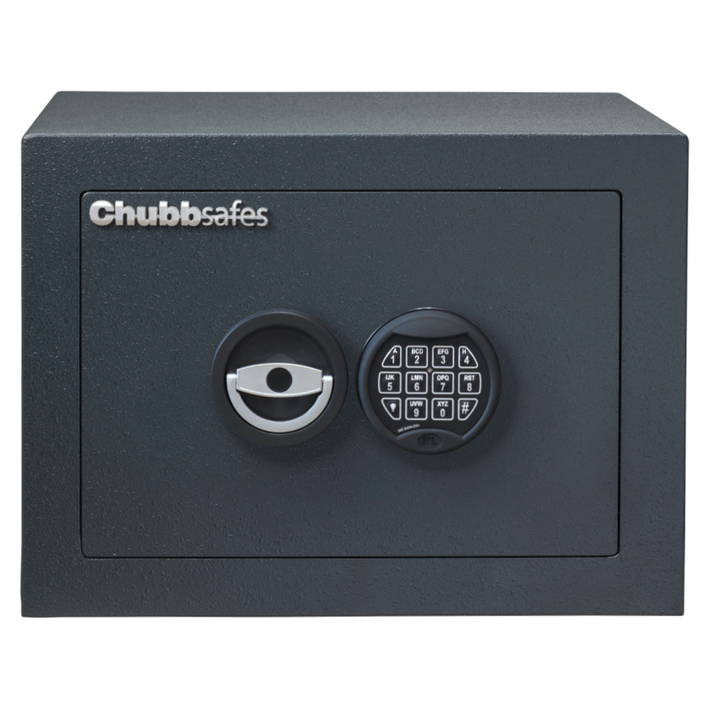 CHUBBSAFES Zeta Grade 1 Certified Safe 10,000 Rated 20E 20 Litres 50Kg - Dark Grey