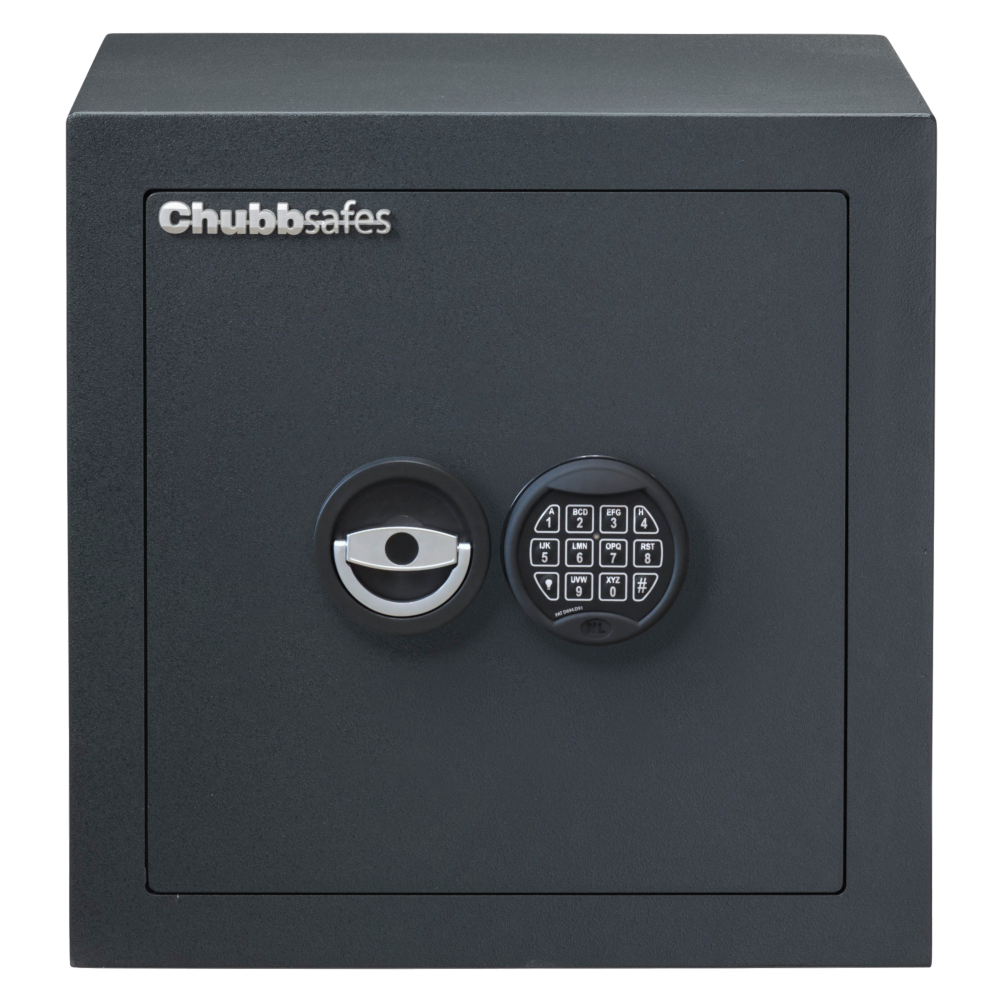 CHUBBSAFES Zeta Grade 1 Certified Safe 10,000 Rated 40E 39 Litres 72Kg - Dark Grey