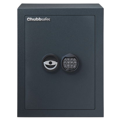 CHUBBSAFES Zeta Grade 1 Certified Safe 10,000 Rated 50E 52 Litres 86Kg - Dark Grey