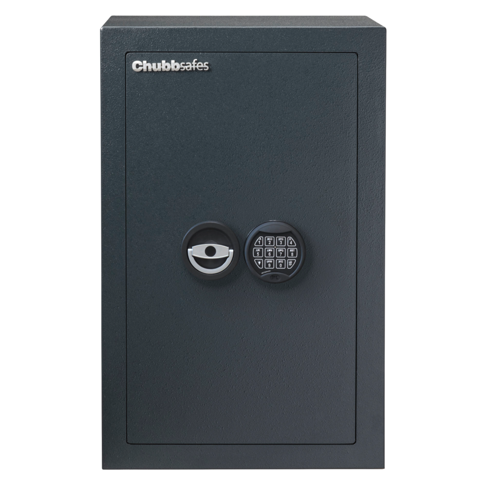 CHUBBSAFES Zeta Grade 1 Certified Safe 10,000 Rated 65E 65 Litres 100Kg - Dark Grey