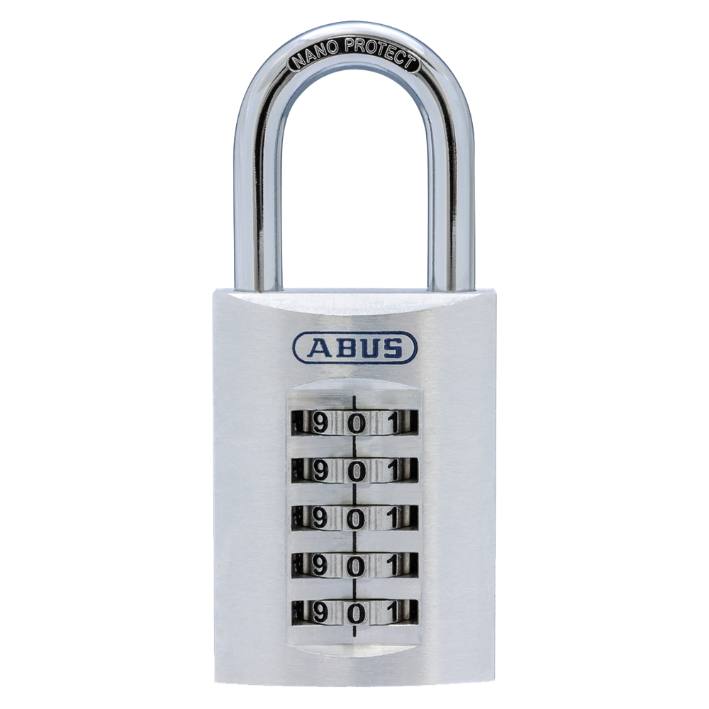 ABUS 183AL/45 Weather Resistant Combination Padlock 47mm - Silver