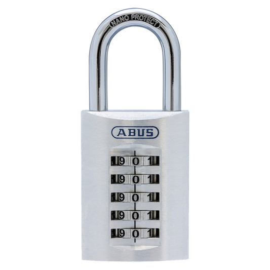 ABUS 183AL/45 Weather Resistant Combination Padlock 47mm - Silver