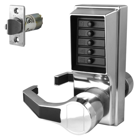 DORMAKABA Simplex L1000 Series L1011 Digital Lock Lever Operated Left Handed LL1011-26D - Satin Chrome