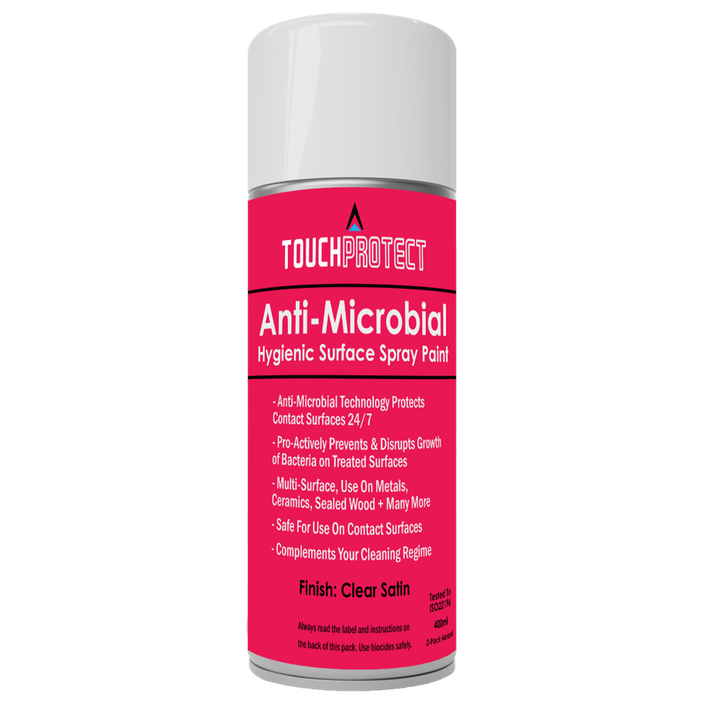 TOUCH PROTECT Anti-Microbial Spray Paint 400ml - Clear