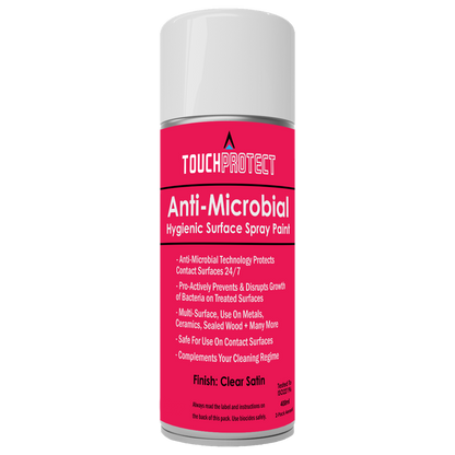 TOUCH PROTECT Anti-Microbial Spray Paint 400ml - Clear