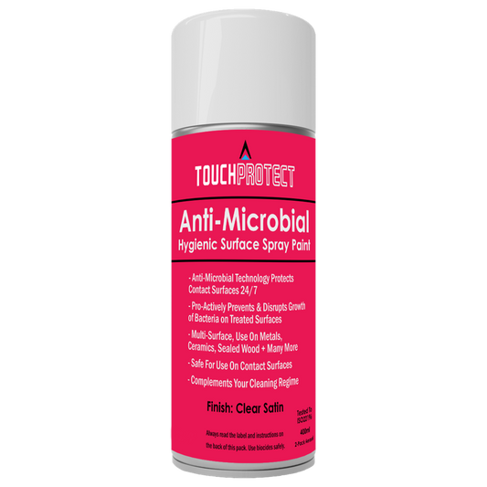 TOUCH PROTECT Anti-Microbial Spray Paint 400ml - Clear