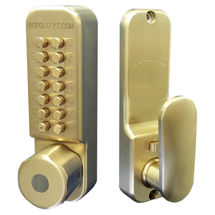 BORG LOCKS BL2700 ECP Retrofit Cu-Shield ECP Antimicrobial Digital Lock Cover BL2700 ECP RETROFIT - Copper