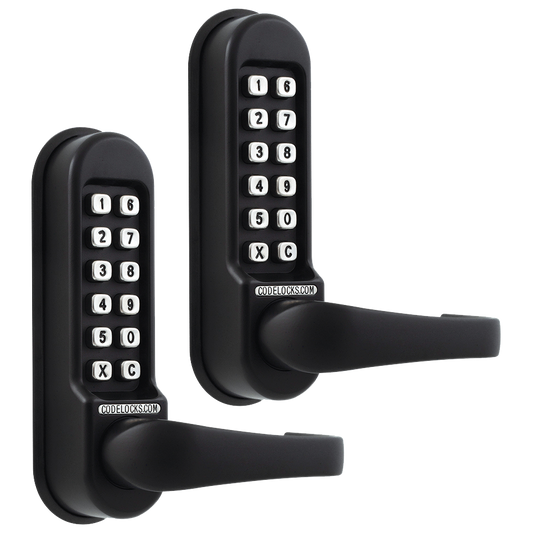 CL0510 Back To Back Marine By Codelocks Digital Lock Without Passage Set - Black