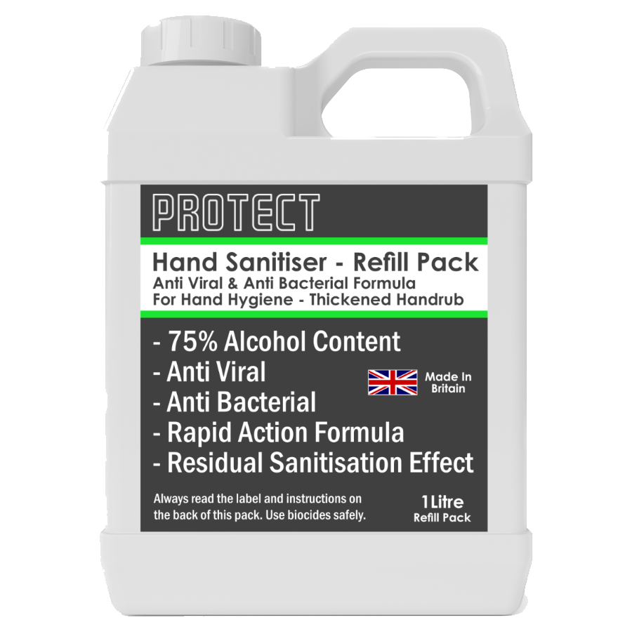 TOUCH PROTECT Hand Sanitiser Eco Refill Fill 1 Litre