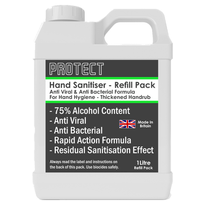 TOUCH PROTECT Hand Sanitiser Eco Refill Fill 1 Litre