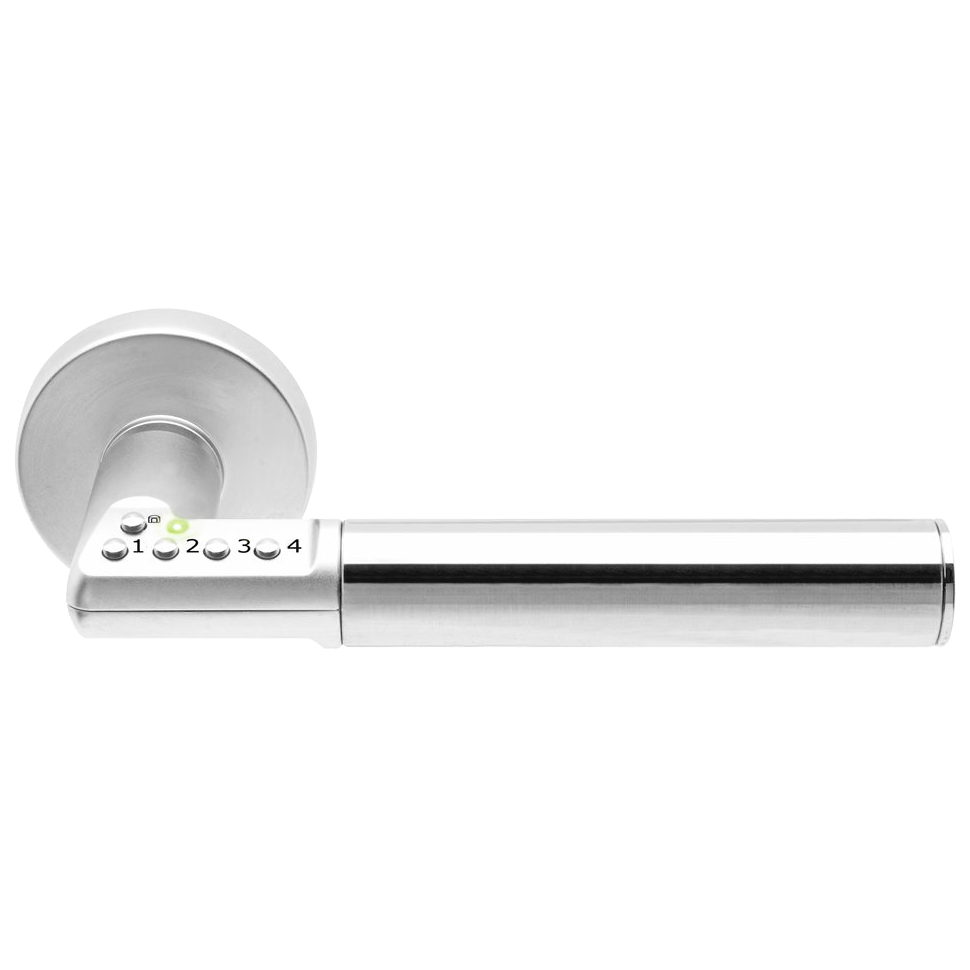 ASSA ABLOY 8810 Codehandle Door To Suit Scandinavian Locks Right Hand - Stainless Steel