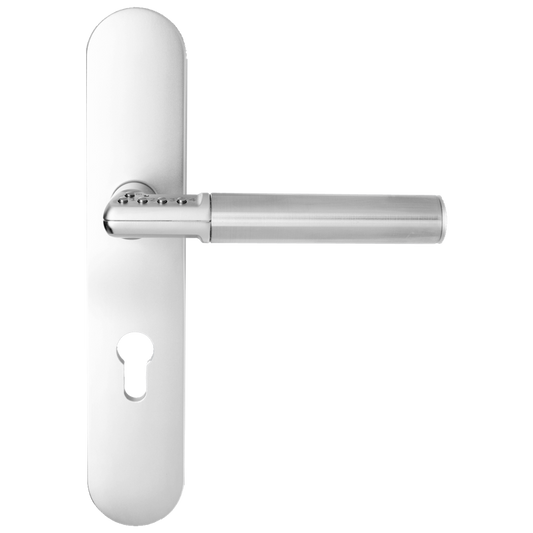 ASSA ABLOY 8832 Long Plate Codehandle Door To Suit European Mortice locks Right Hand 72mm Centers - Stainless Steel