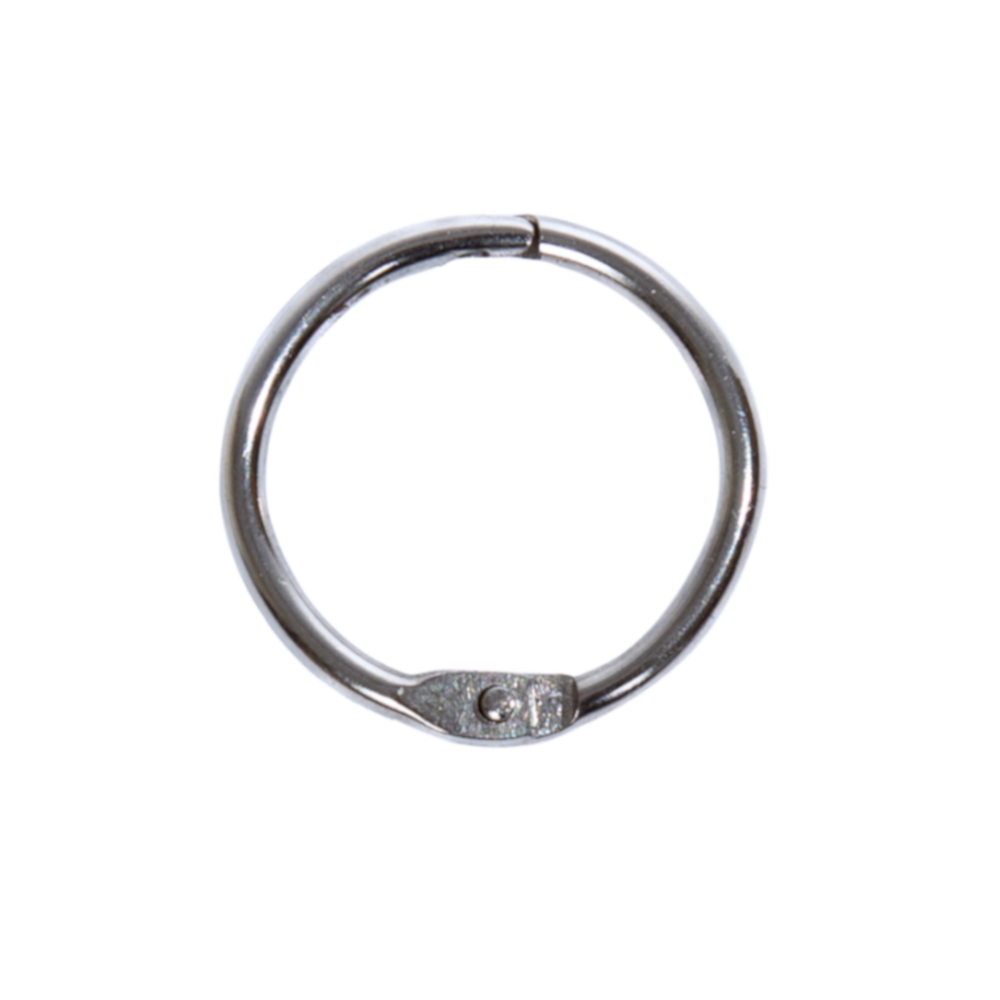 TUTEMANN Hinged Jailers Ring 20mm - Nickel Plated