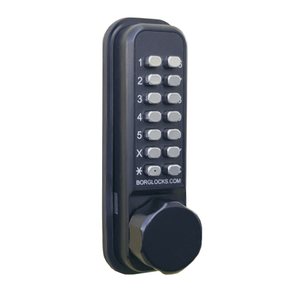 BORG LOCKS BL2605 ECP Marine Grade Pro Digital Rim Deadbolt Lock BL2605MGECP - Black (Marine Grade Pro)