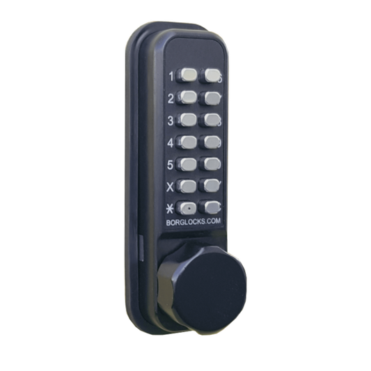 BORG LOCKS BL2605 ECP Marine Grade Pro Digital Rim Deadbolt Lock BL2605MGECP - Black (Marine Grade Pro)