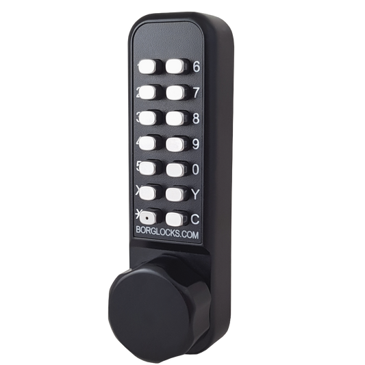 BORG LOCKS BL2625 ECP Marine Grade Double Rim Deadbolt BL2625ECP - Black (Marine Grade Pro)