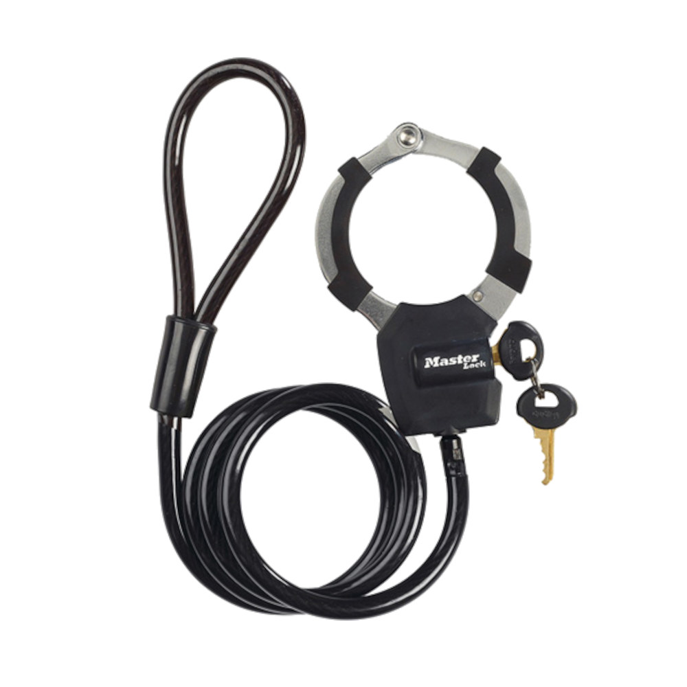 MASTER LOCK 8275EURDPRO Keyed Cable Street Cuff® Lock Black