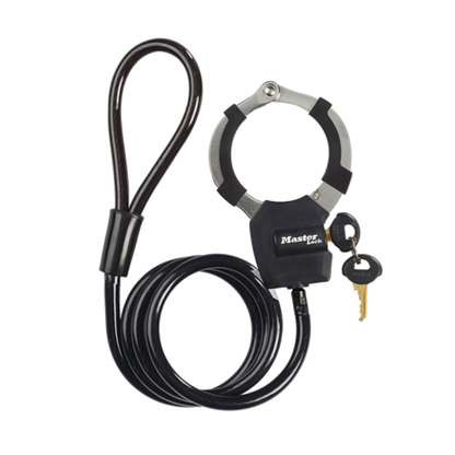 MASTER LOCK 8275EURDPRO Keyed Cable Street Cuff® Lock Black