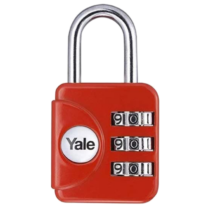 YALE YP1 Open Shackle Combination Padlock Red