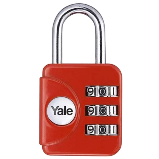 YALE YP1 Open Shackle Combination Padlock Red