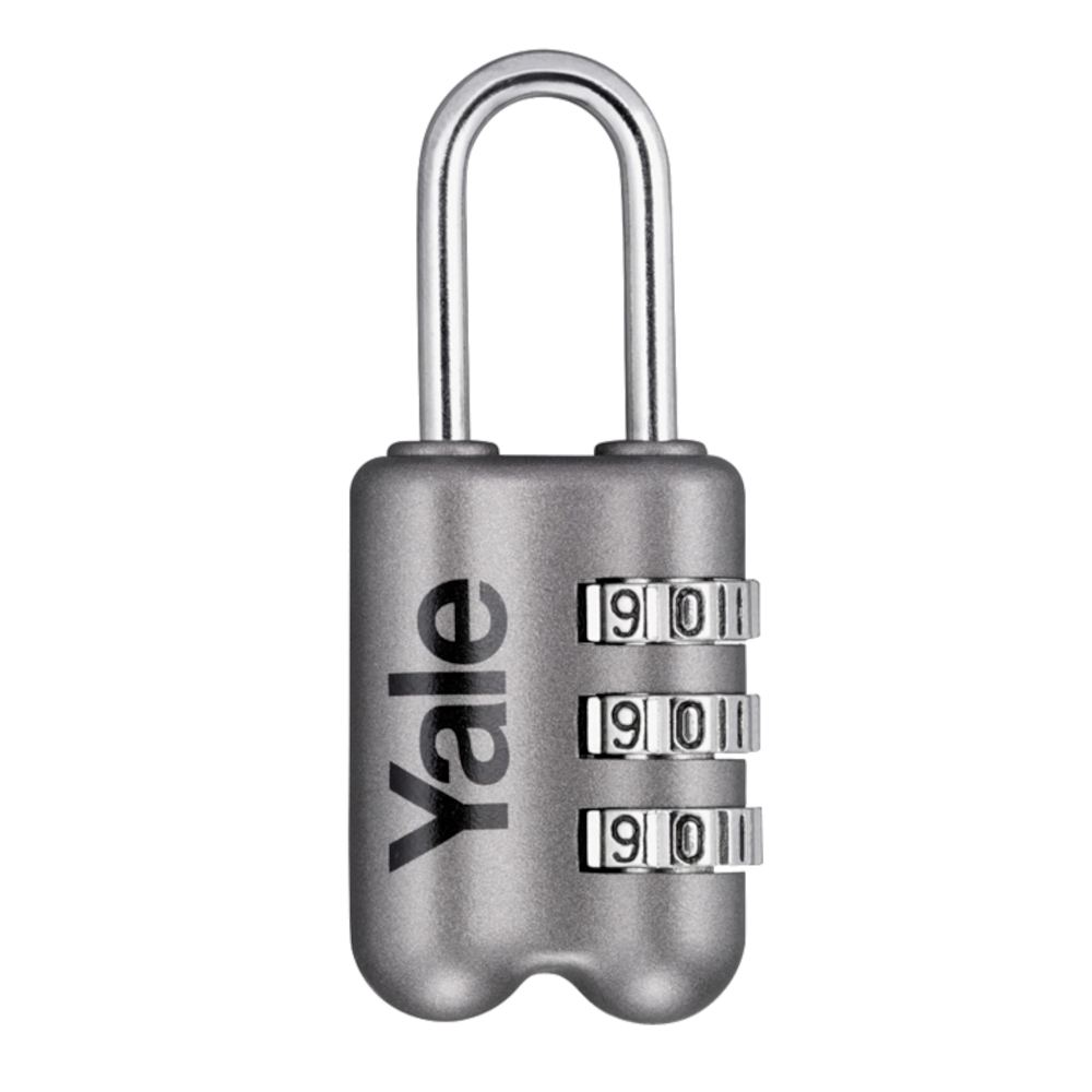 YALE YP2 Open Shackle Combination Padlock Grey