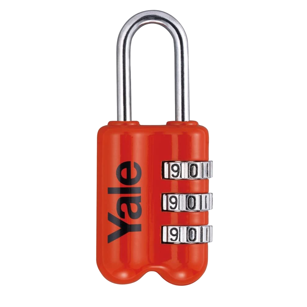 YALE YP2 Open Shackle Combination Padlock Red