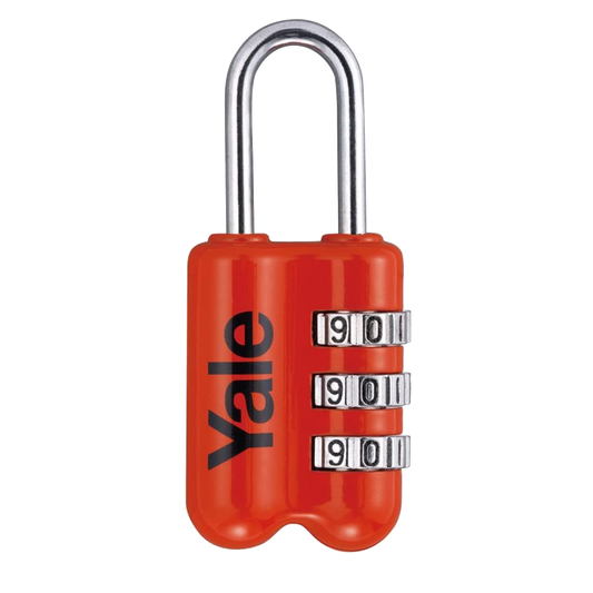 YALE YP2 Open Shackle Combination Padlock Red