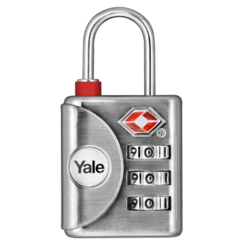 YALE YTP1 TSA Combination Padlock Silver