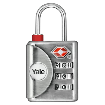 YALE YTP1 TSA Combination Padlock Silver