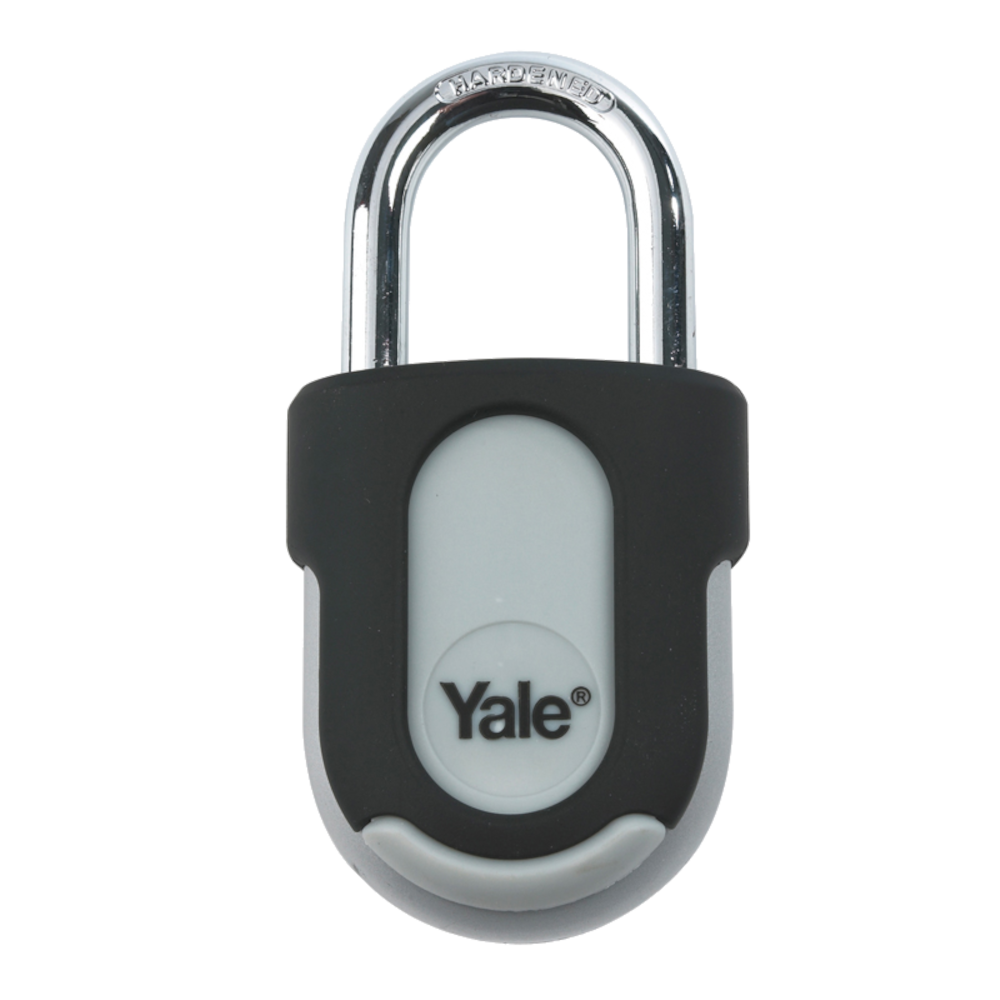 YALE Y879 Combination Padlock With Protective Cover Grey