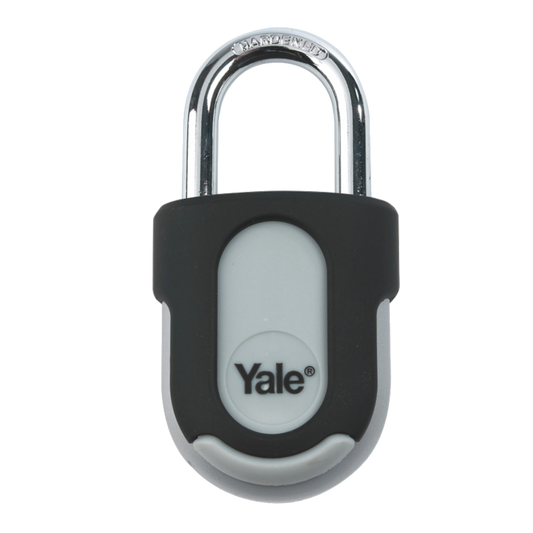 YALE Y879 Combination Padlock With Protective Cover Grey