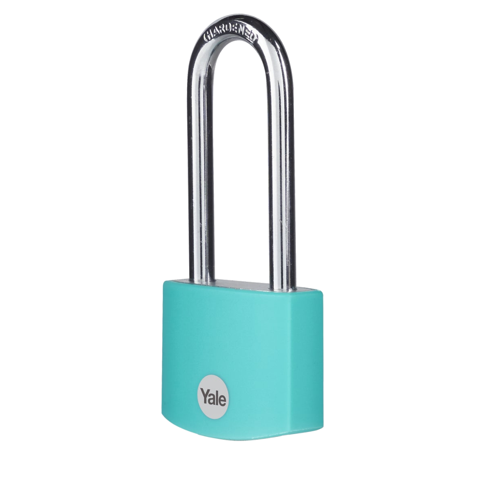 YALE YE3B Aluminium Long Shackle Padlock Teal