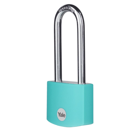 YALE YE3B Aluminium Long Shackle Padlock Teal