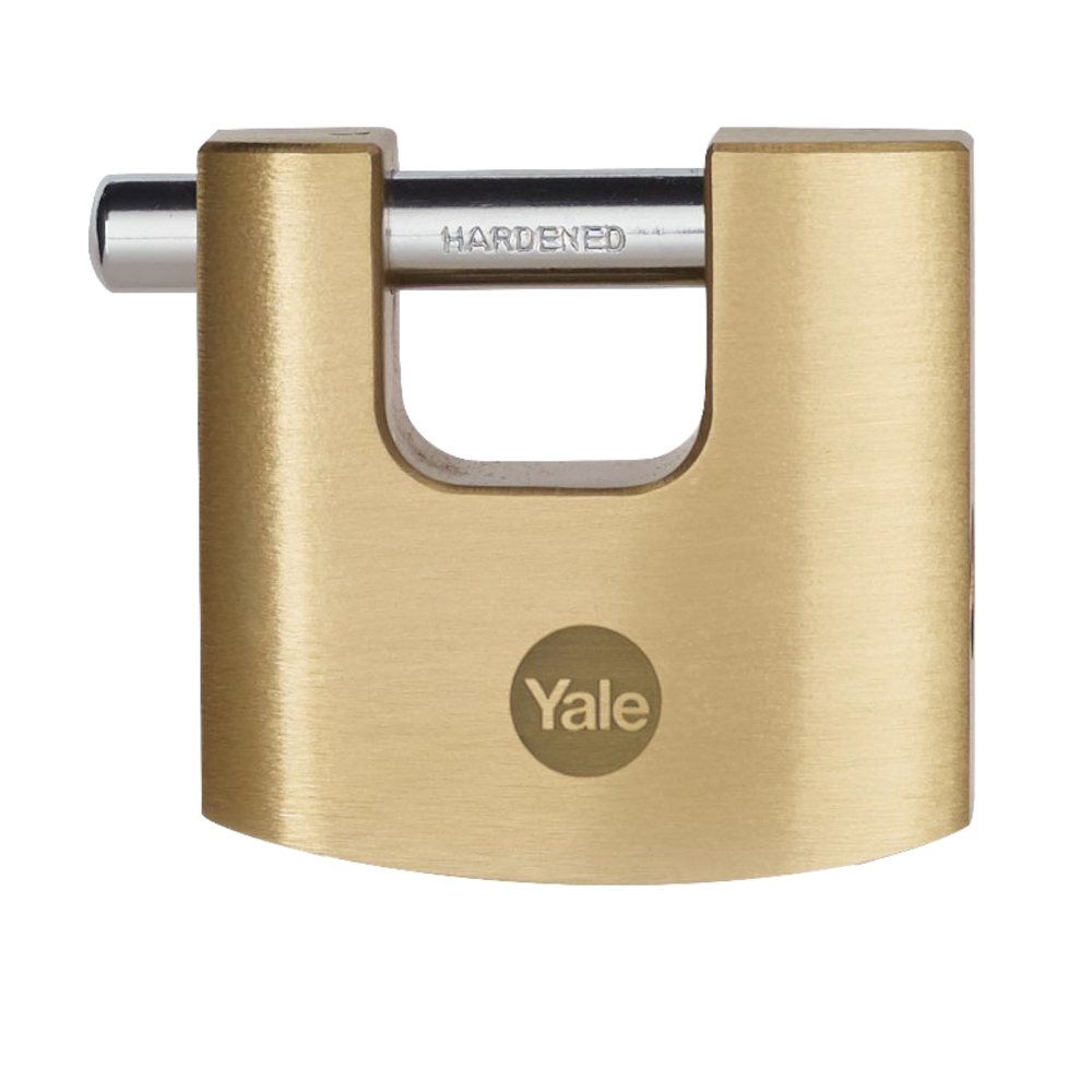 YALE 114B Brass Shutter Padlock 60mm