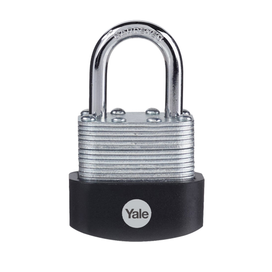 YALE Y125B High Security Laminated Steel Open Shackle Padlock 40mm Pack of 1