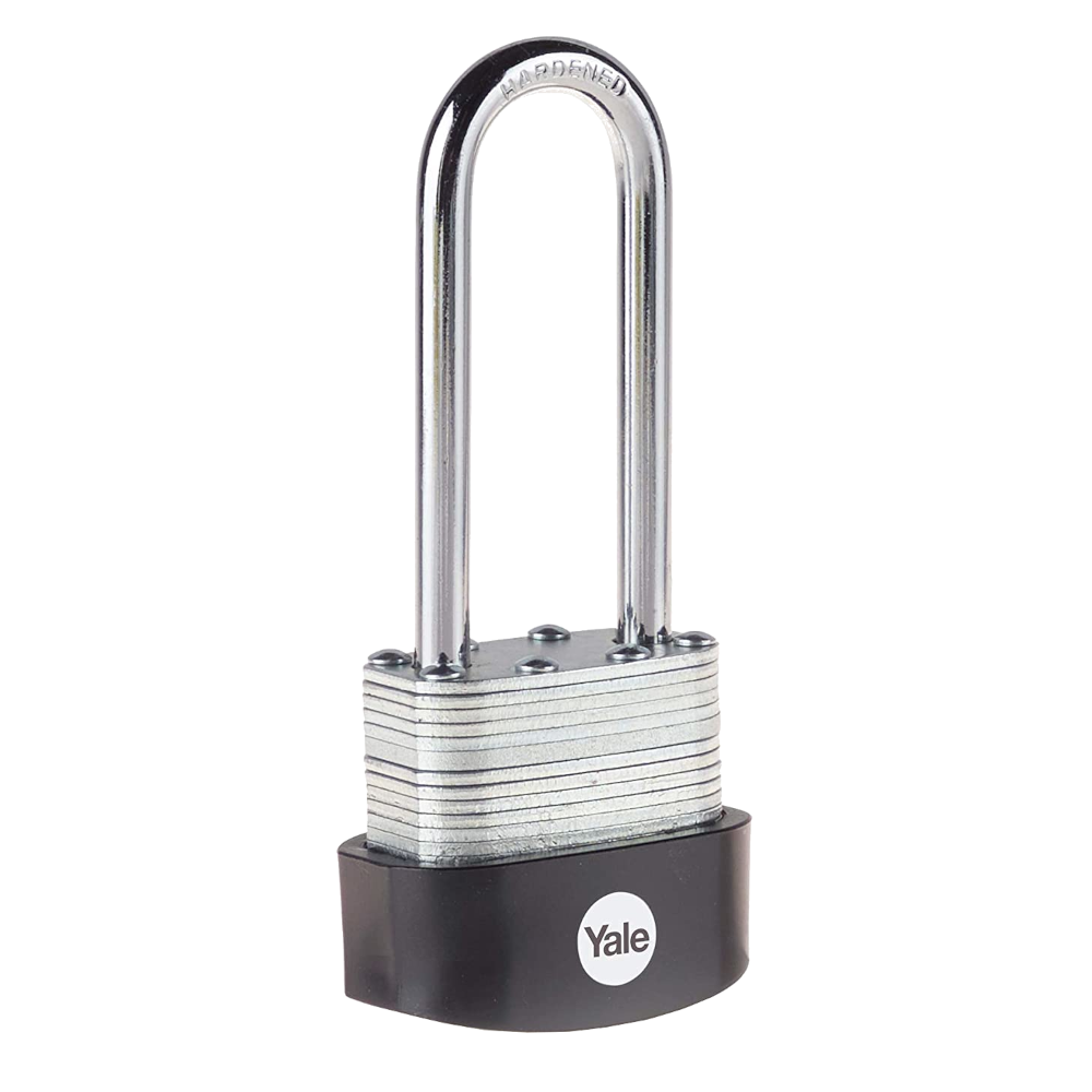 YALE Y125B High Security Laminated Steel Long Shackle Padlock 40mm