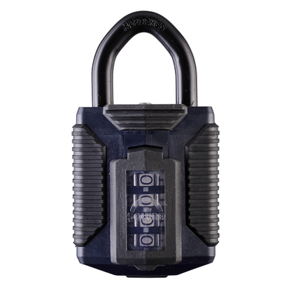 SQUIRE CP50S All Terrain Combination Padlock Open Shackle - Black & Blue