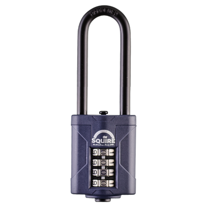 SQUIRE CP40 Series Recodable 40mm Combination Padlock Long Shackle - Black