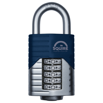 SQUIRE Vulcan Open Boron Shackle Combination Padlock 60mm - Blue & Silver