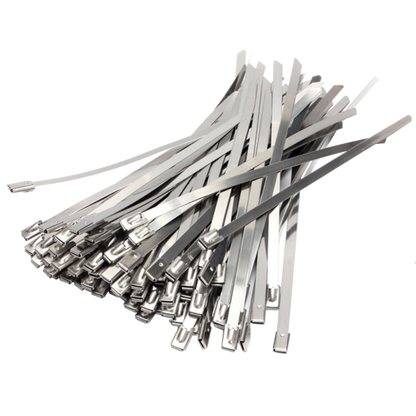 HAYDON MARKETING Stainless Steel Cable Ties 100 Pack 200mm x 4.6mm