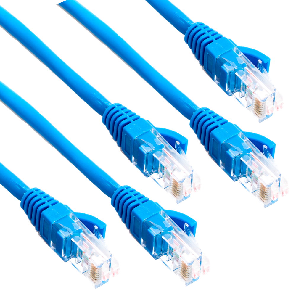 HAYDON MARKETING RJ45 CAT5e Patch Lead 5 Pack 3m - Blue