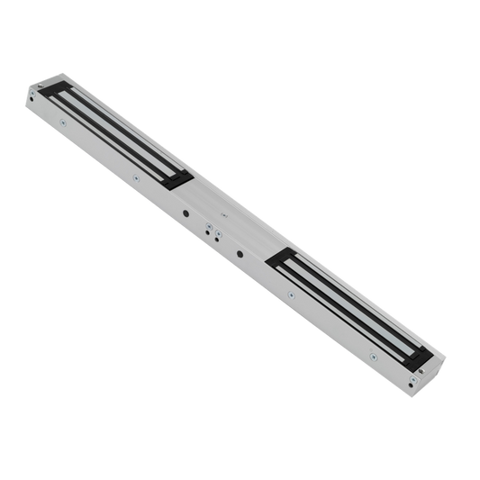 ICS U-Series 12/24VDC Mini Double Surface Magnet U10005 Monitored - Satin Anodised Aluminium