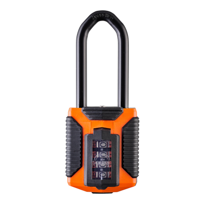 SQUIRE CP50/ATL - All Terrain Combination Padlock Long Shackle - Orange