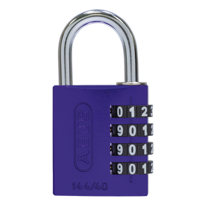 ABUS 144/40 Combination Padlock 40mm Body Purple