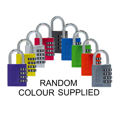 ABUS 144/40 Combination Padlock 40mm Body Assorted Colours